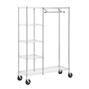 Portable Closet On Wheels Wayfair 48 W Closet System