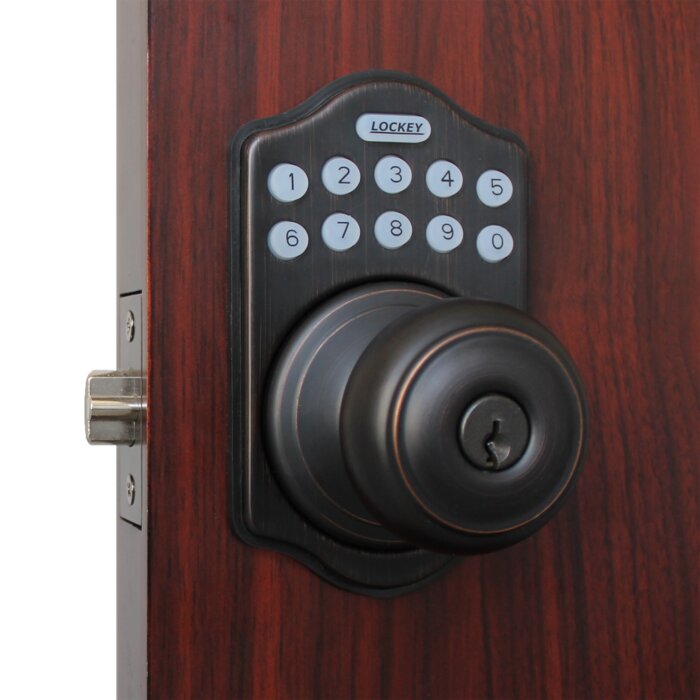 Keyless Entry Door Knob Handle Accent Interior Lighted