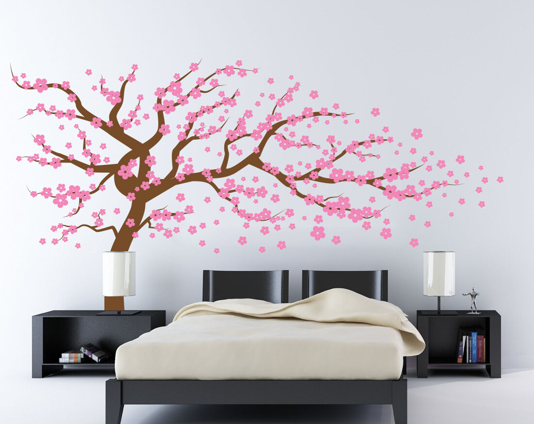 cherry blossom wall decal