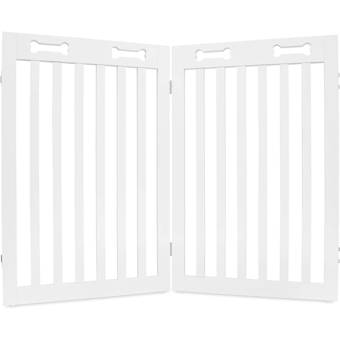 akc wooden carved pet gate