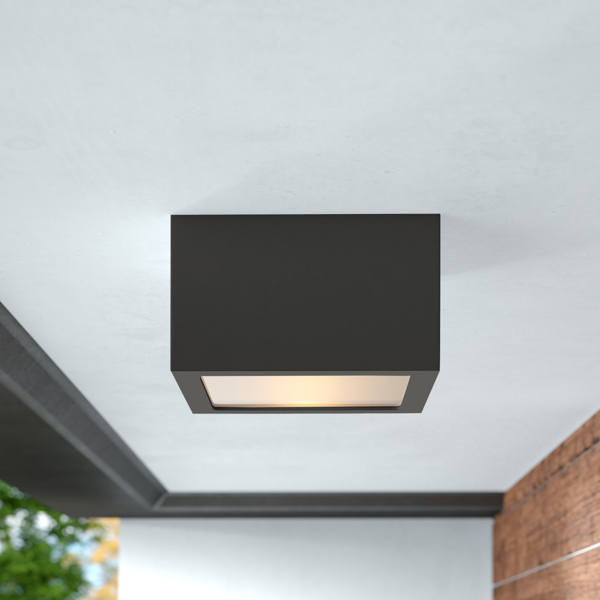 mia led flush mount light