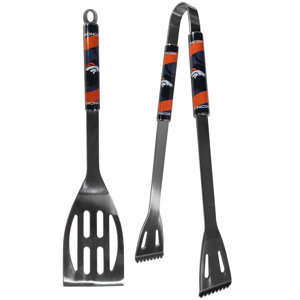 NFL 2 Piece Stainless Steel BBQ Grilling Tool Set
