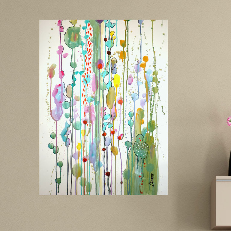 My Wonderful Walls Abstract Bird And Garden Recognize You By Sylvie Demers Wall Decal Wayfair Ca