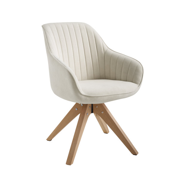 white swivel chair