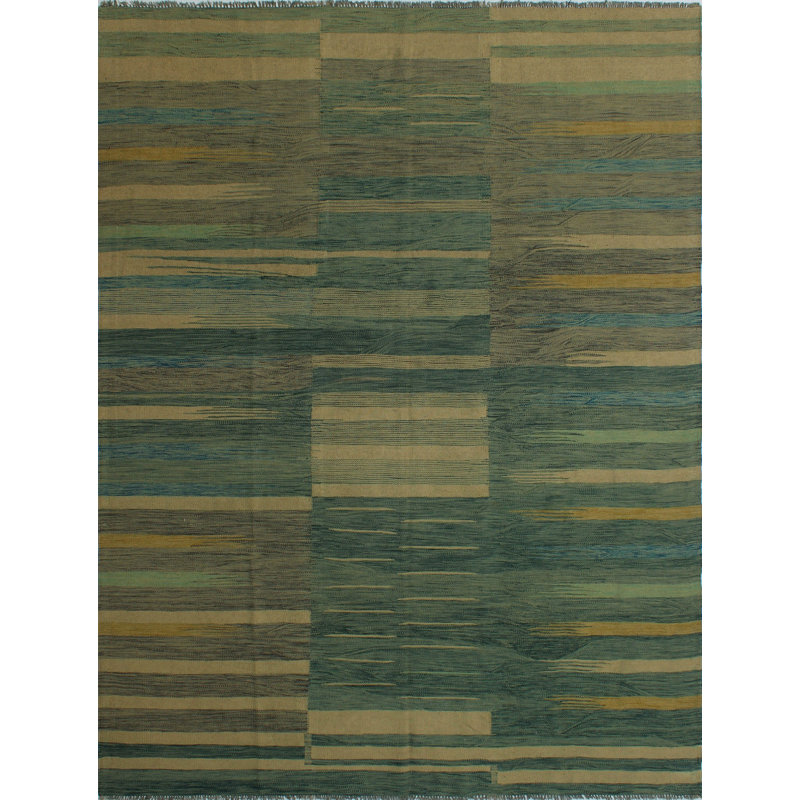 Isabelline One Of A Kind Reta Kilim Rusty Hand Woven Wool Red Area Rug Wayfair