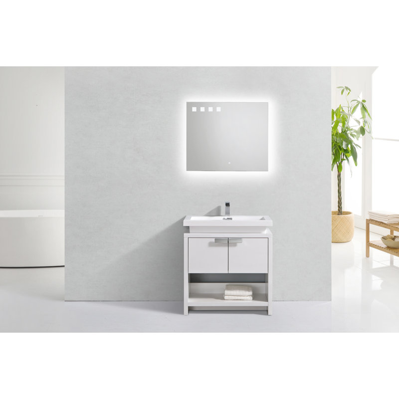 Orren Ellis Haycraft Cubby Hole 32 Single Bathroom Vanity Set