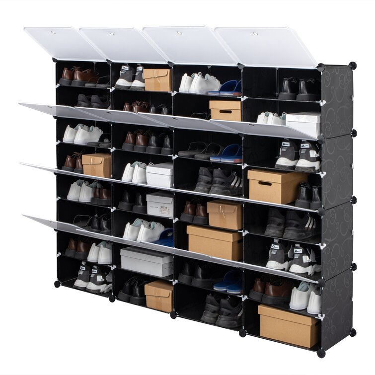 8-Tier Shoe Rack Shelf Large Capacity for 32Pairs Shoes Storage Organizer Holder