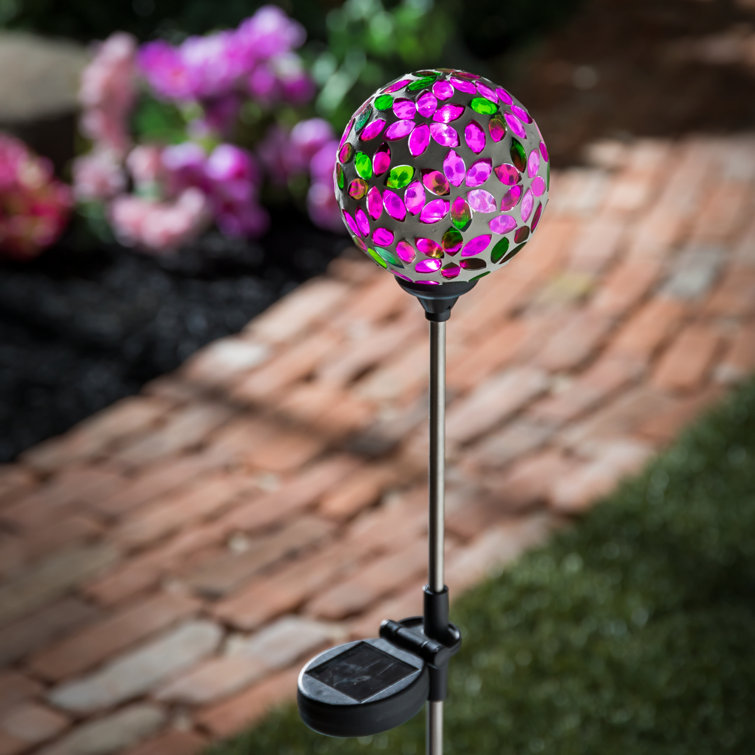 mosaic solar garden stakes