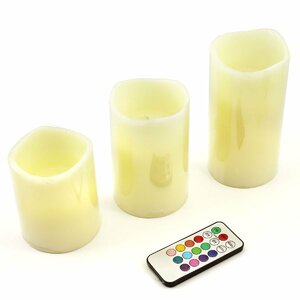 3 Piece Flameless Candle Set