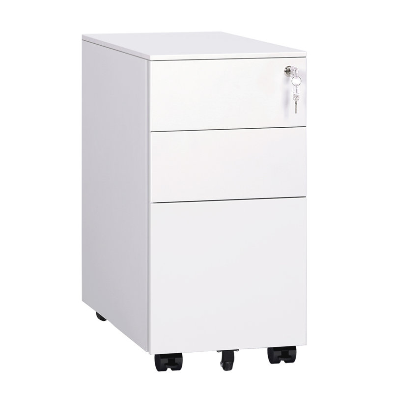 Ebern Designs Stansel Pb Mini Steel File 3 Drawer Vertical Filing