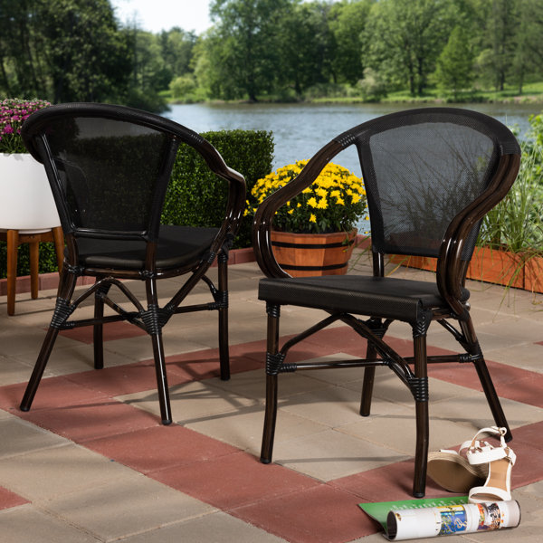 Metal French Bistro Chairs Wayfair