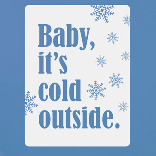 Baby Its Cold Outside Wall Sticker Happy Larry Colour: Green