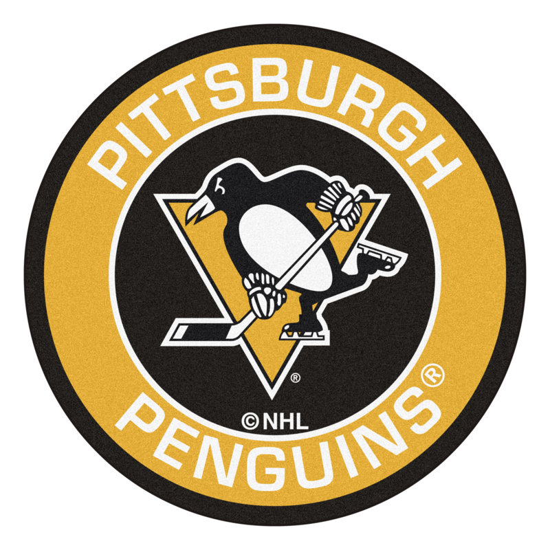 Fanmats Nhl Pittsburgh Penguins Roundel 27 In X 27 In Non Slip Indoor Only Mat Wayfair
