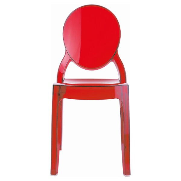 red kids desk chair