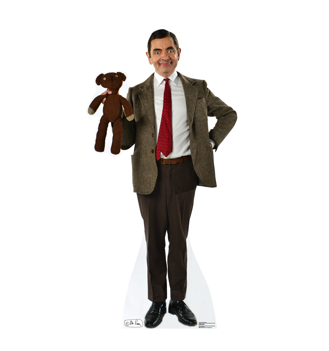 mr bean with his teddy