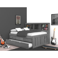 kaslyn bookcase bed
