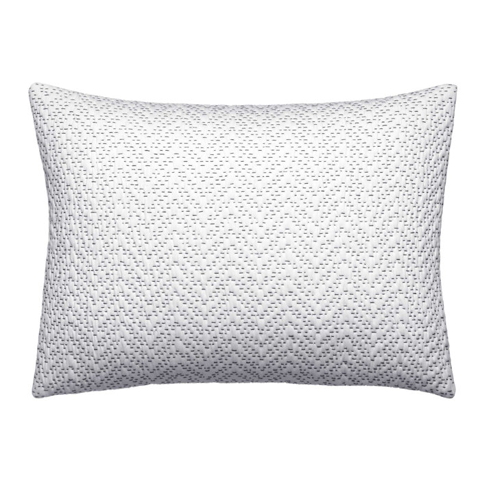 Ink Botanical Crinkle Quilted Cotton Throw Pillow Joss Main