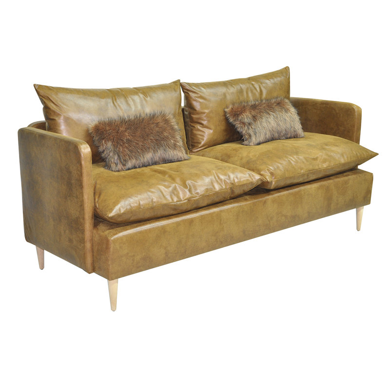 Happybarok Wesley 3 Seater Standard Sofa Wayfair Co Uk