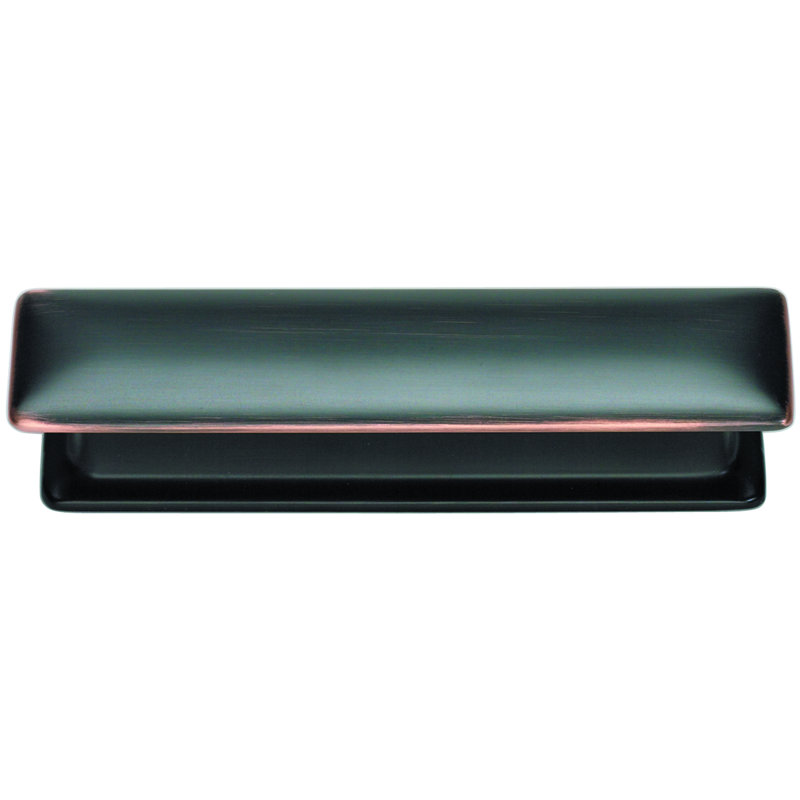 Cabinet Hardware Atlas Homewares Features: Pull Type: Bar pull Style: Modern & Contemporary;Traditional Theme: Finish: Distressed: No Primary Material: Metal Primary Material Details: Screws/Fasteners Included: Yes Country of Origin: China Made in USA: No Multipack: No Mounting Type: Single/Standard Mount Total Number of Pulls: 1Spefications: Dimensions: Overall Length: 4 Overall Width: 1 Projection/Depth: 0.75 Overall Product Weight: 0.419 Number of Mounting/Bore Holes: 2 Center to Center: 3Assembly: Warranty: Product Warranty: 1 Year Warranty Finish: Venetian Bronze