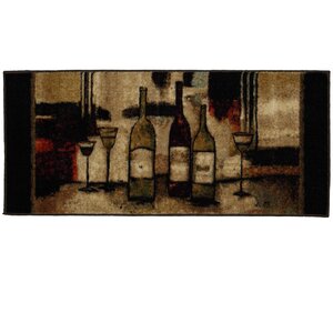 Ayers Village Wine and Glasses Area Rug