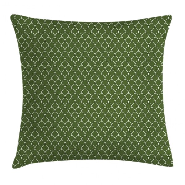 East Urban Home Ambesonne Green Throw Pillow Cushion Cover Vivid