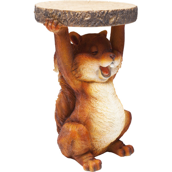 squirrel play wooden tabletop kitchen