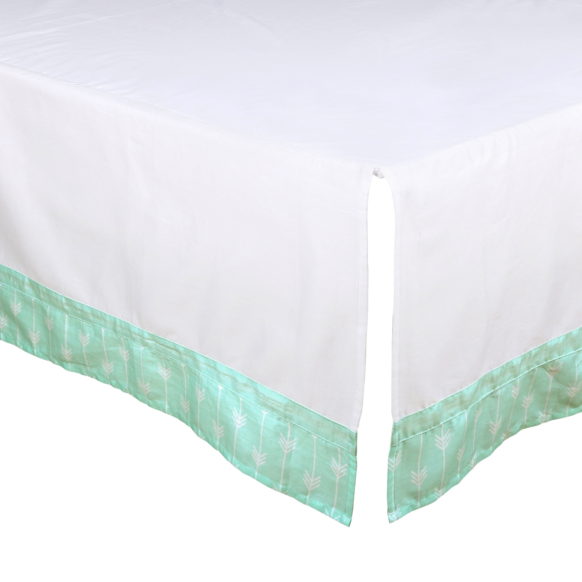 tailored crib skirt