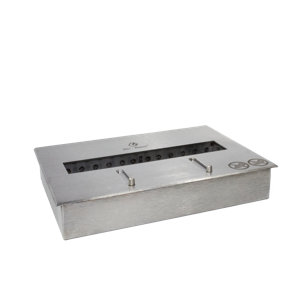 Bloc Adjustable Two Quart Ventless Burner Ethanol Fireplace Insert by Bio-Blaze
