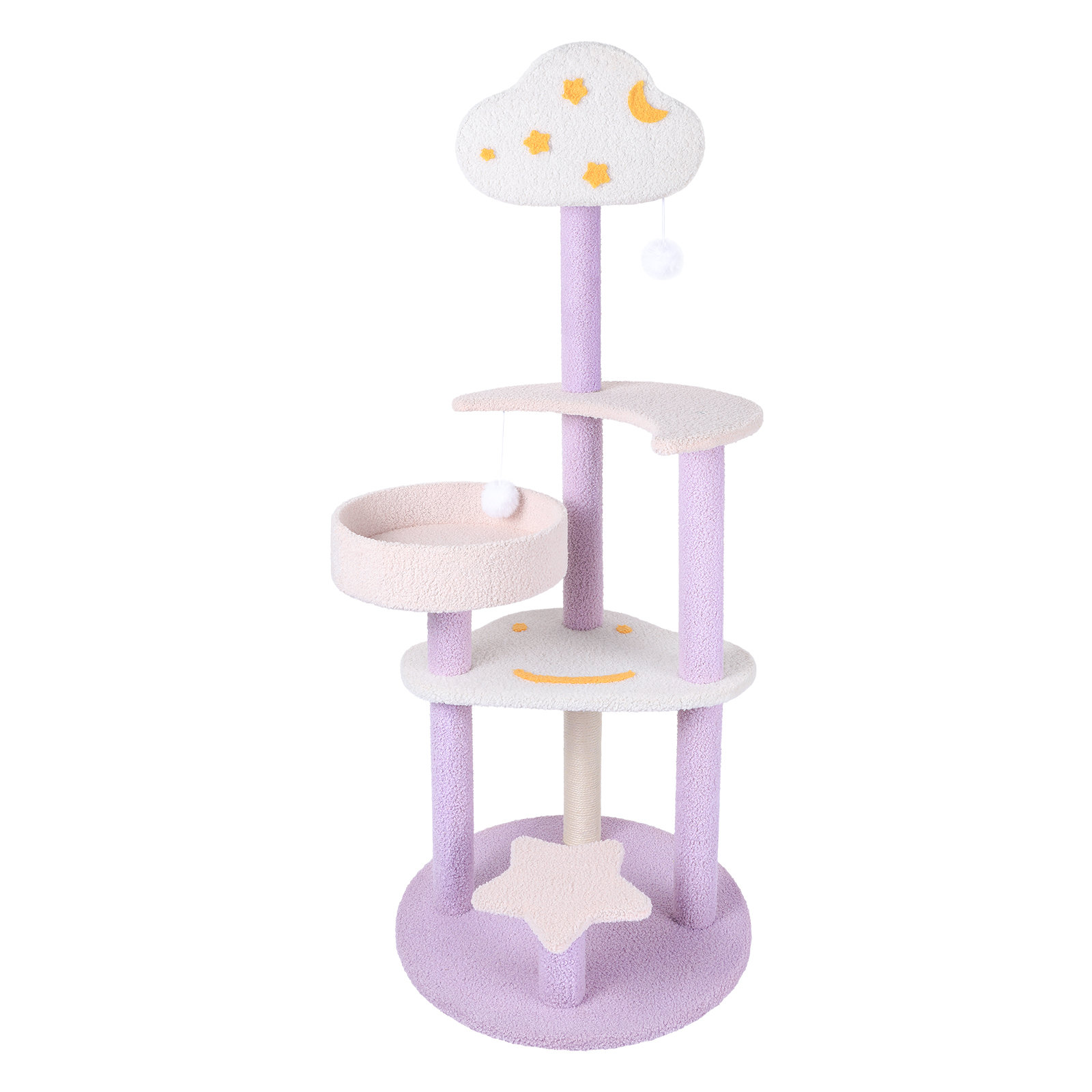 purple cat tower