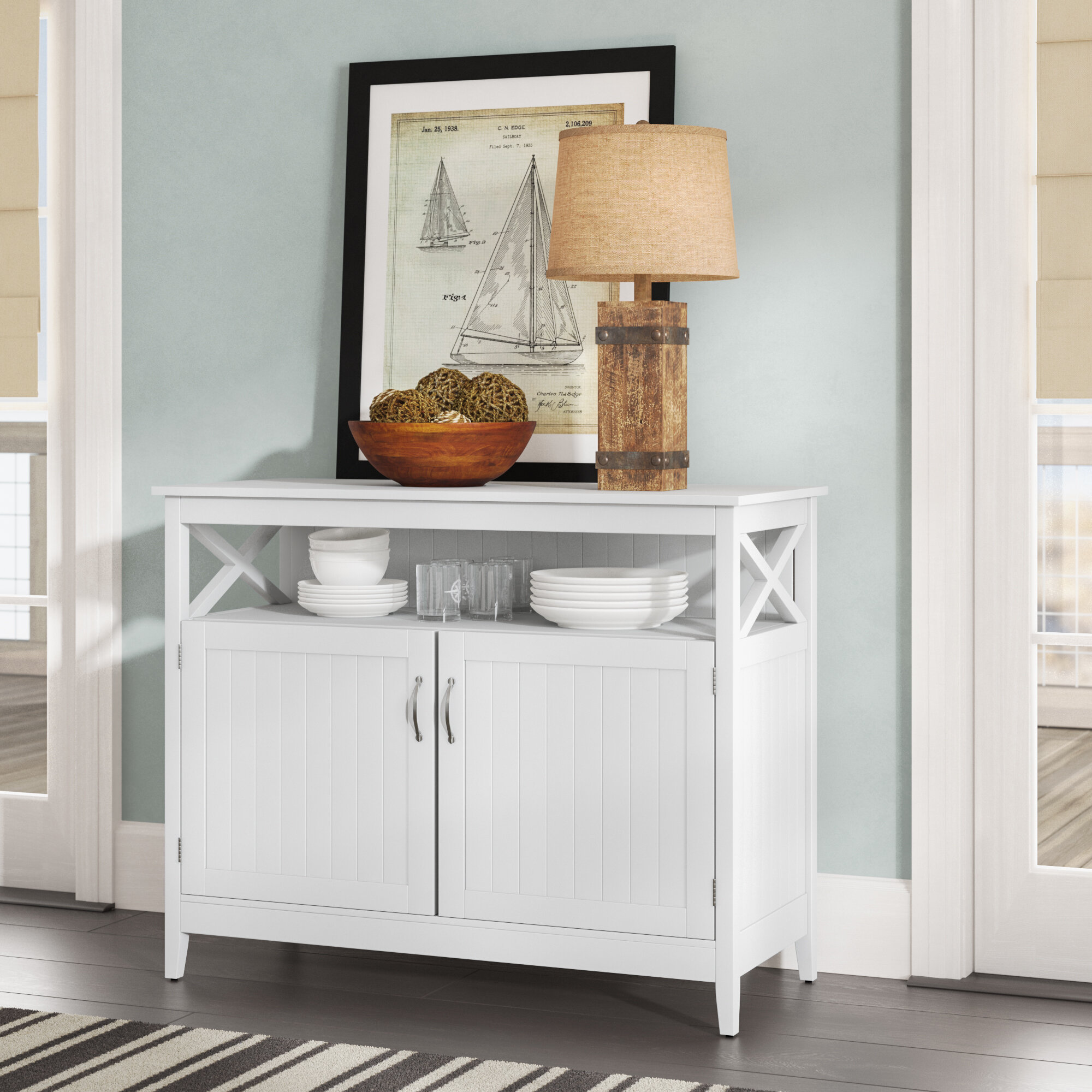 Highland Dunes Peraza 45'' Wide Server & Reviews | Wayfair