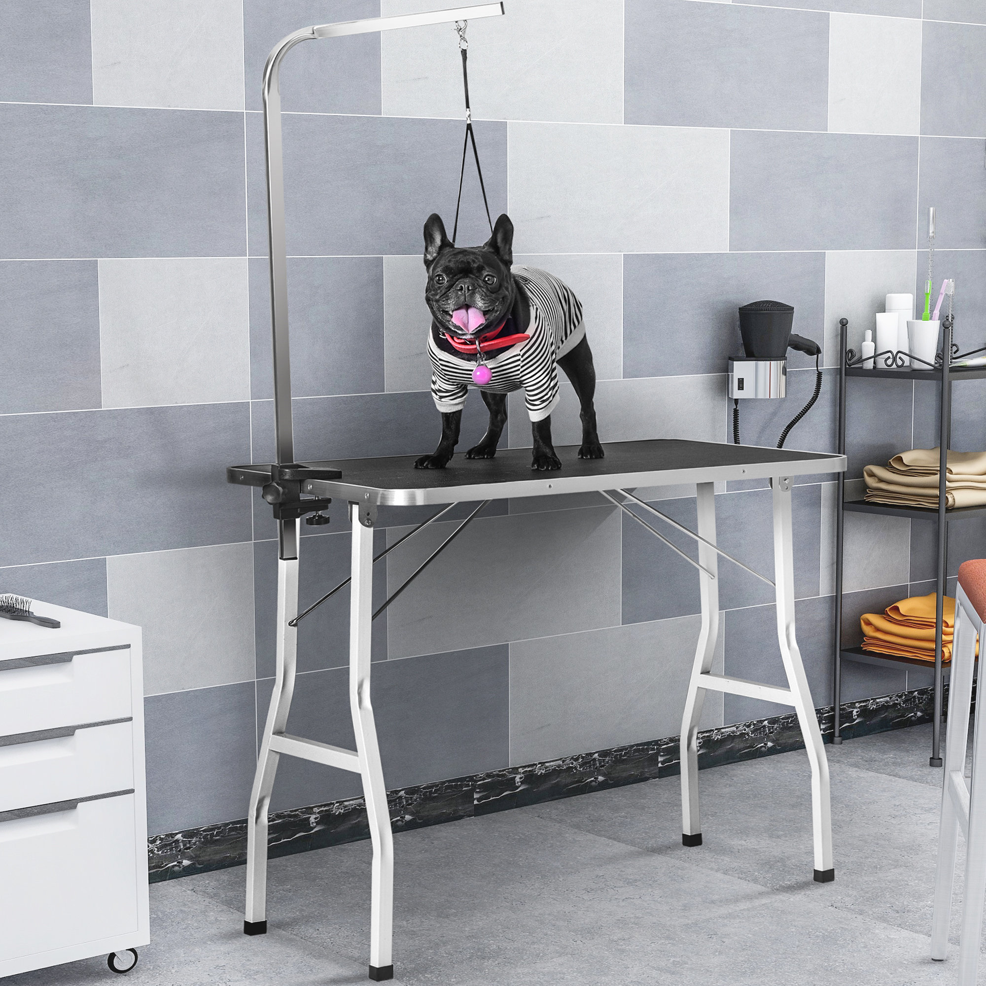 H J Wedoo Nylon Rubber Mat Pet Grooming Table Wayfair