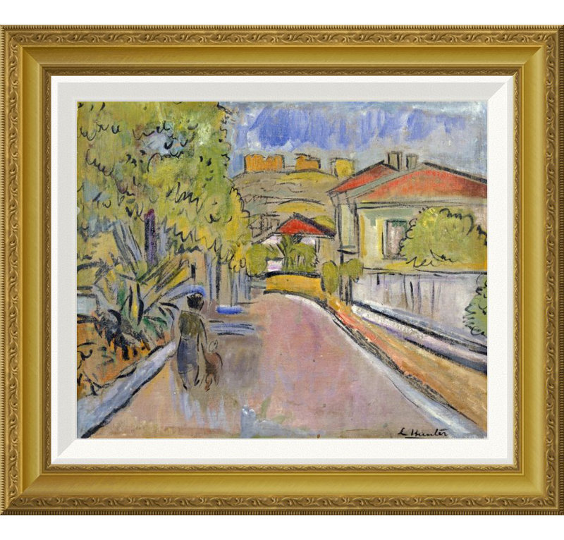 Global Gallery Alpes Maratimes By George Leslie Hunter Framed Wall Art Wayfair