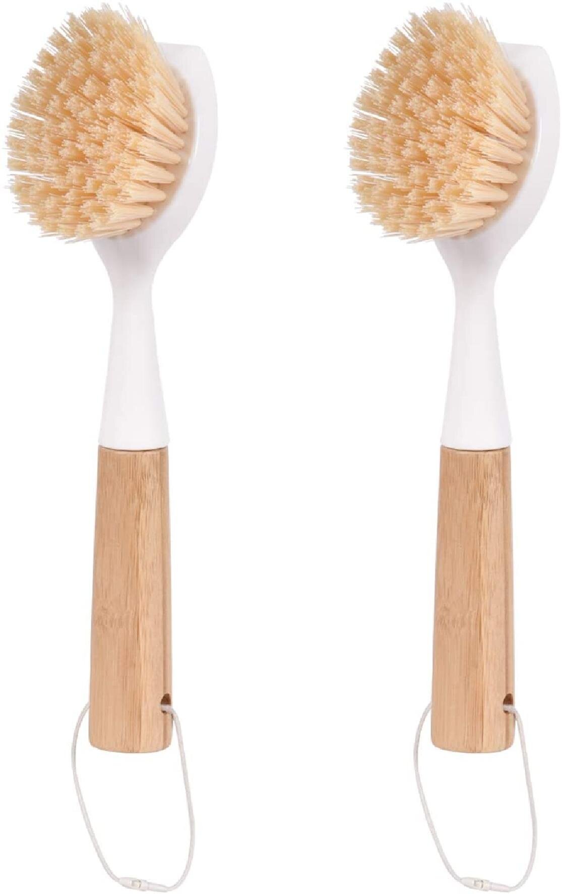Bendable Stiff Bristles Heavy Duty Scrub Brush Cleaning Scrubber for Sink Stove 