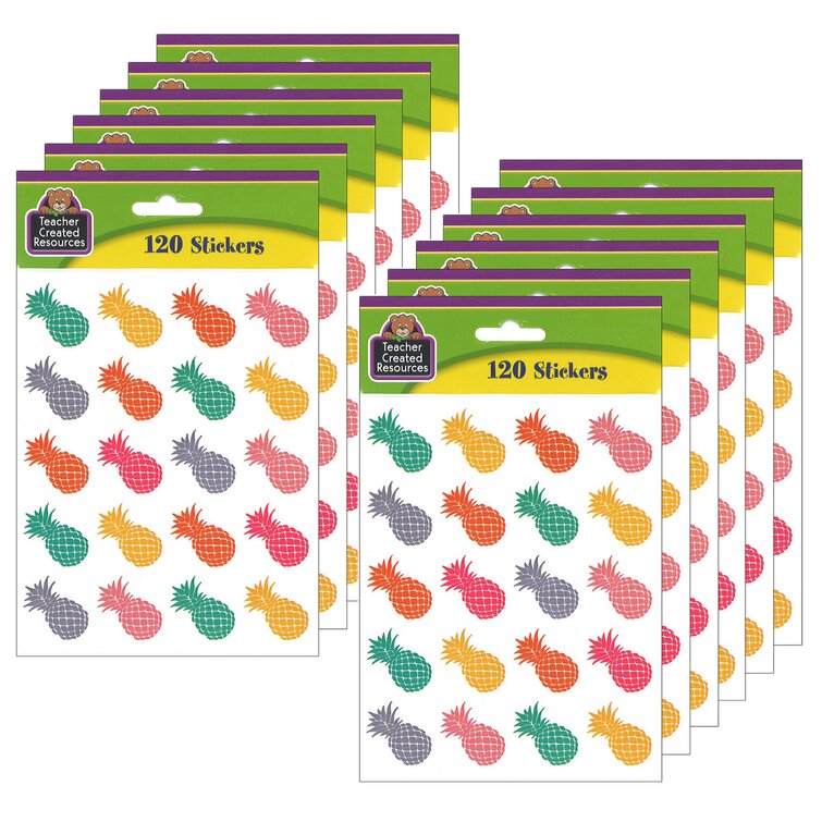 Teacher Created Resources Tropical Punch Pineapples Stickers