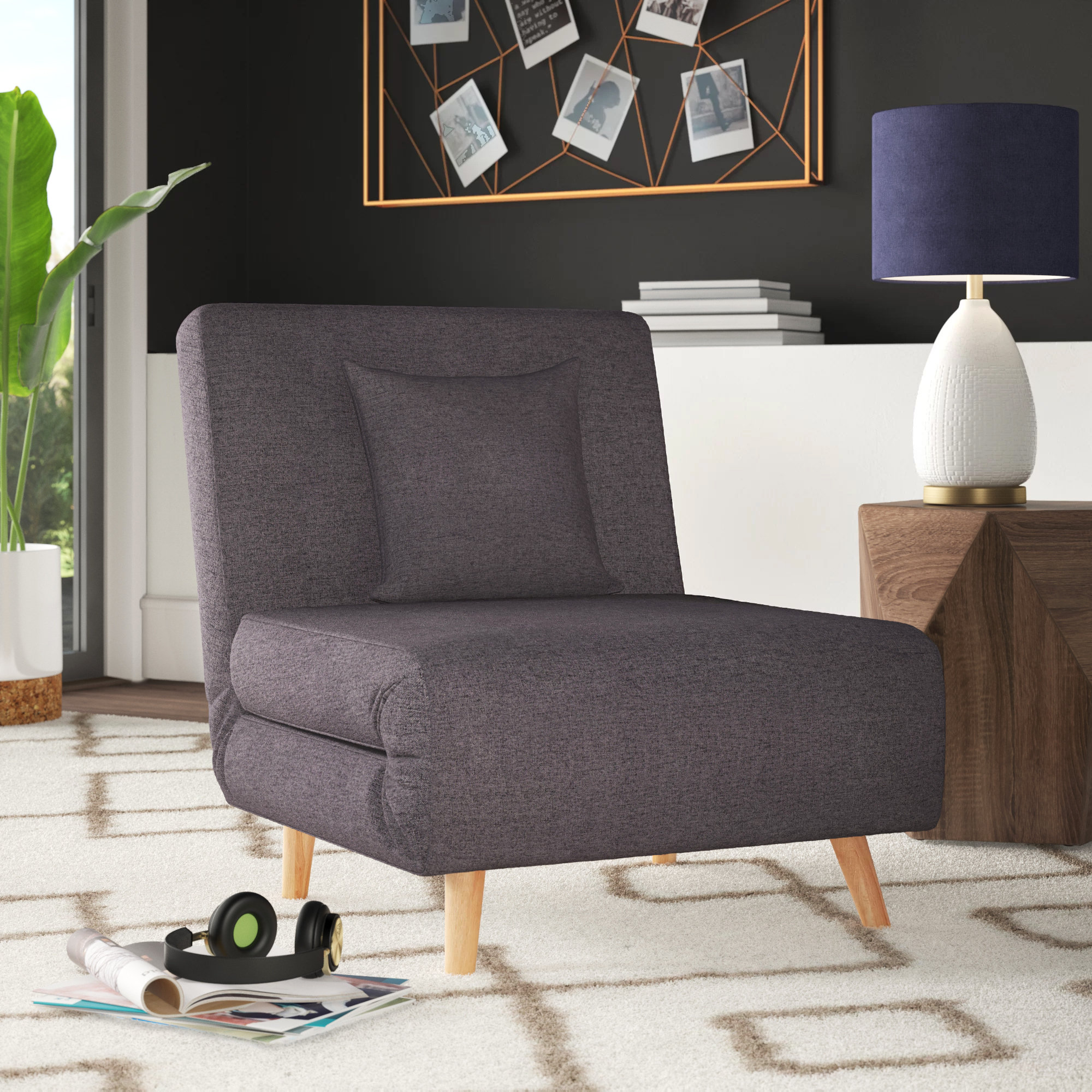Mercury Row Wolfe Convertible Chair Reviews Wayfair
