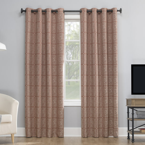 Retro Curtains Orange Wayfair