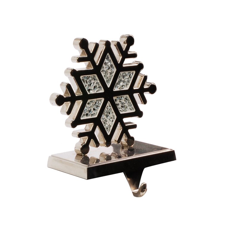 Jeco Inc. Snowflake Metal Holiday Stocking Holder & Reviews | Wayfair