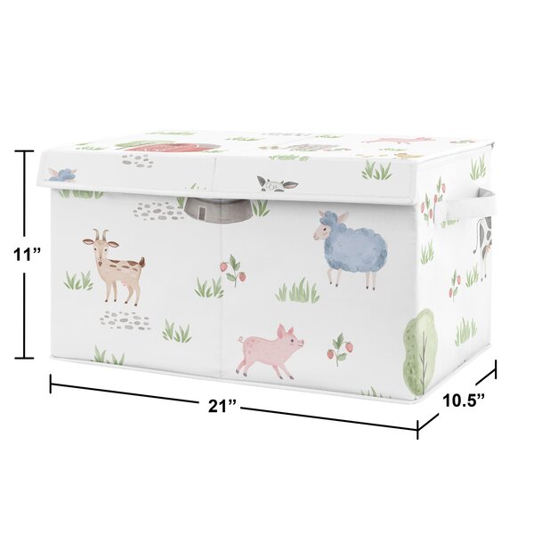 Sweet Jojo Designs Farm Animals Toy Box | Wayfair