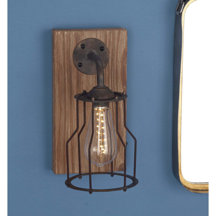 Breakwater Bay Rodriguez 1 Light Battery Powered Armed Sconce