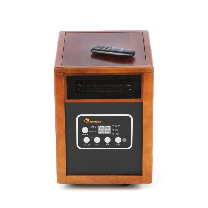 Dr Infrared Heater 1 500 Watt Portable Electric Infrared Cabinet Heater Reviews Wayfair Ca