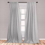 Greek Key Trim Curtains Wayfair