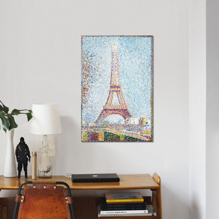 Vault W Artwork The Eiffel Tower 1889 By Georges Seurat Graphic