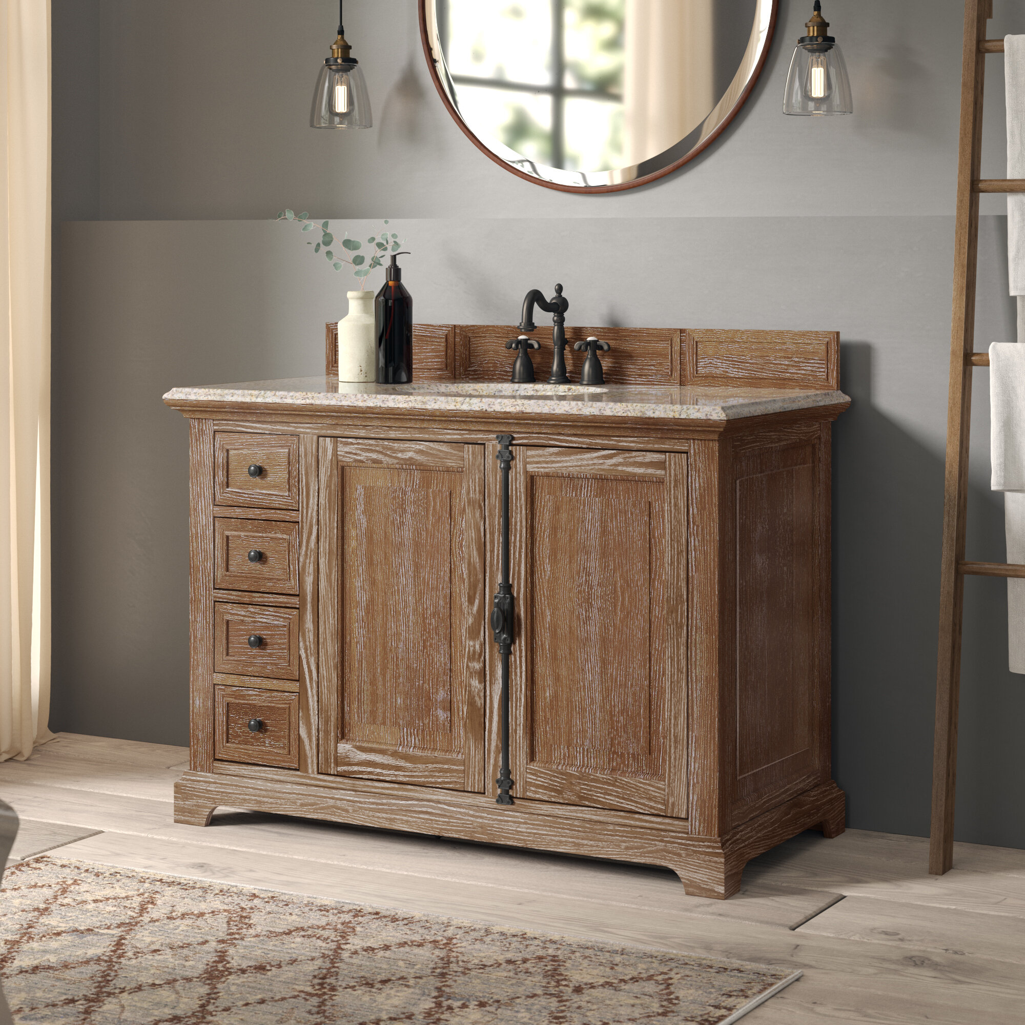 Darby Home Co Cuyuna 48 Single Cabinet Vanity Base Only Reviews Wayfair