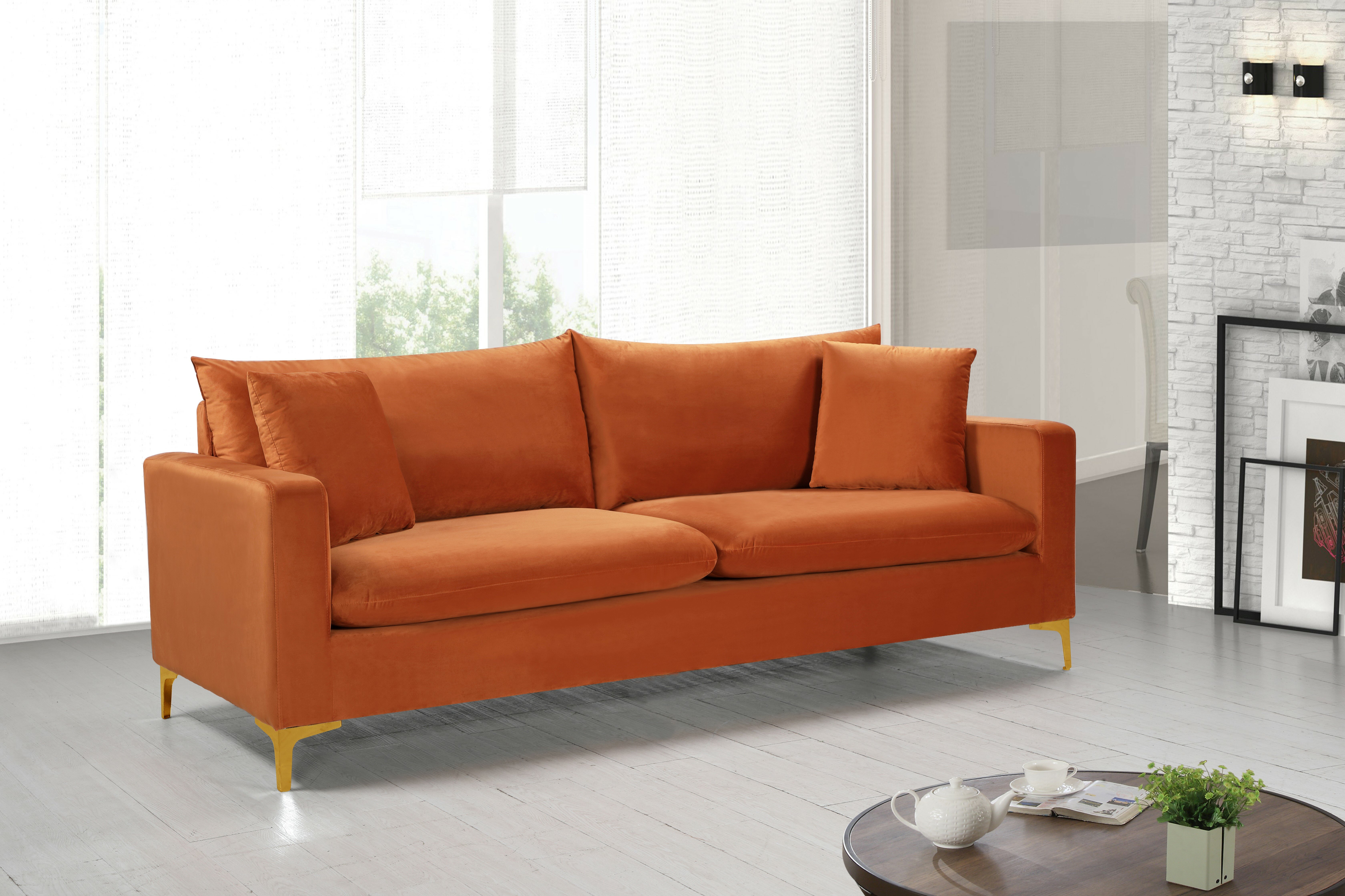 Orange Sofas You Ll Love In Wayfair