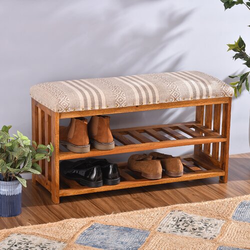 Mistana™ Eaker Shoe Storage Bench & Reviews | Wayfair