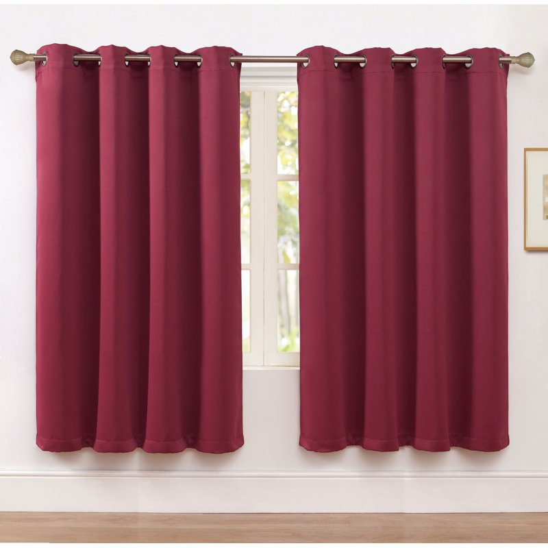 Karn Hotel Solid Blackout Thermal Grommet Curtain Panels Reviews