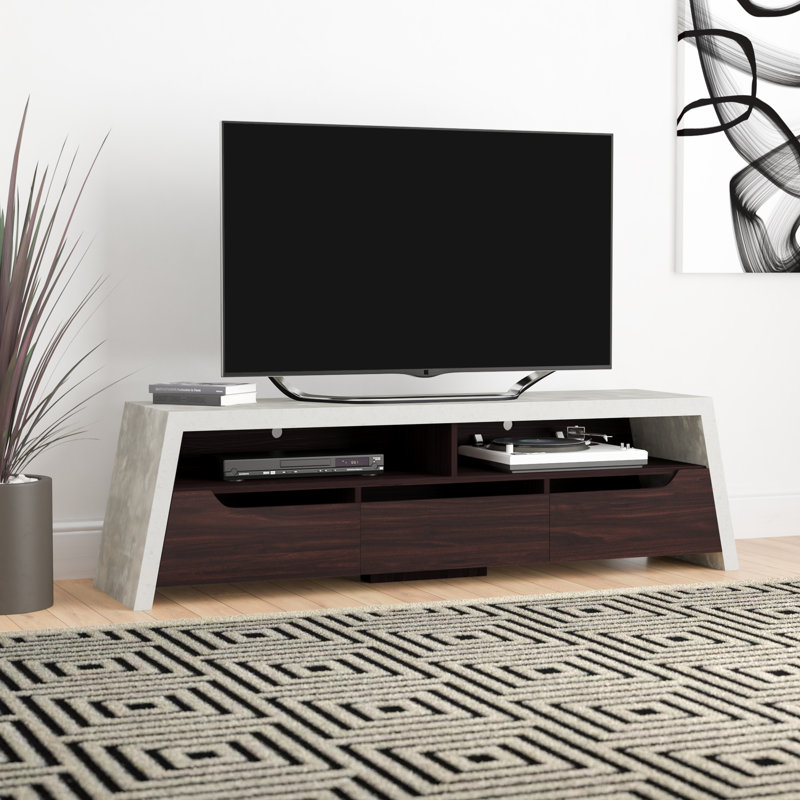 Ivy Bronx Falnaglass Tv Stand For Tvs Up To 78 Reviews Wayfair