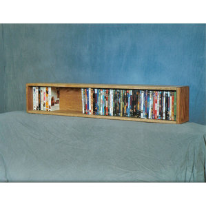 100 Series 88 DVD Multimedia Tabletop Storage Rack by Wood Shed