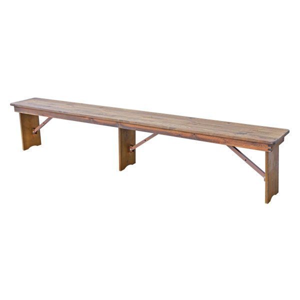 Pre Sales Folding Farm Wood Bench Reviews Wayfair