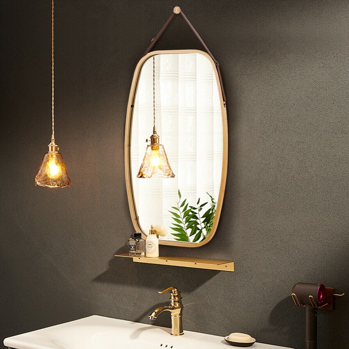 Latitude Run Fareena Modern Bathroom Vanity Mirror Wayfair